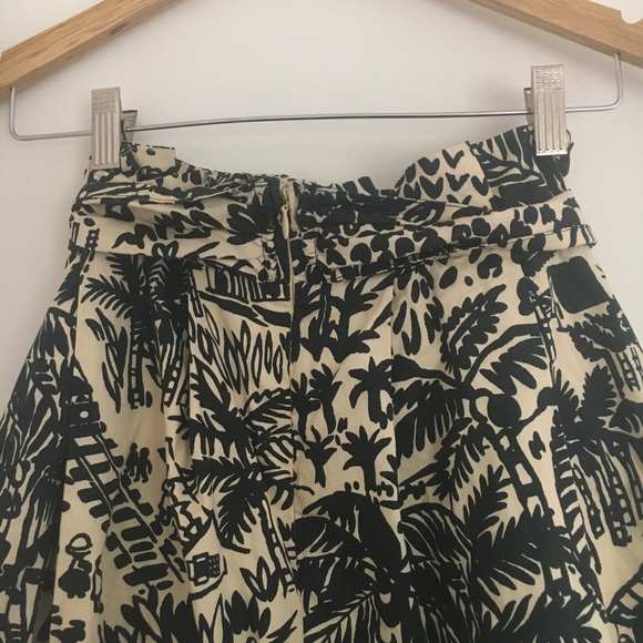 Anthropologie safari paper bag skirt - Picture 3 of 3